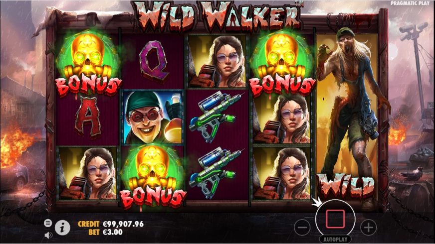 Wild Walker slot screen 2