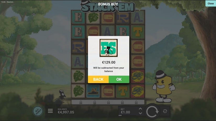 Stack Em slot screen 2
