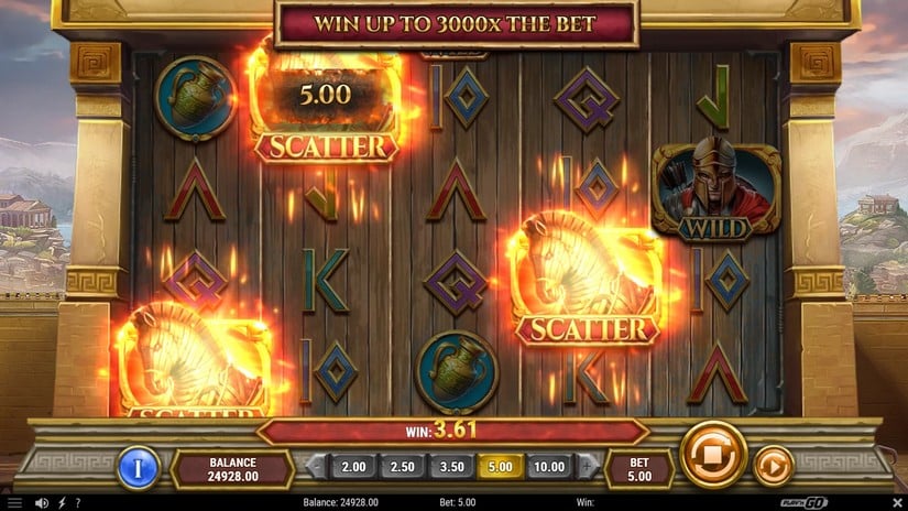 Gates of Troy slot screen 3