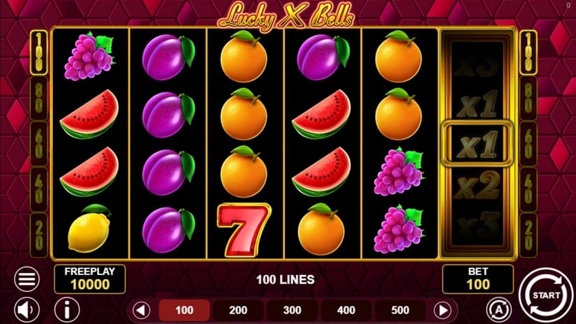 Lucky X Bells slot screen 1