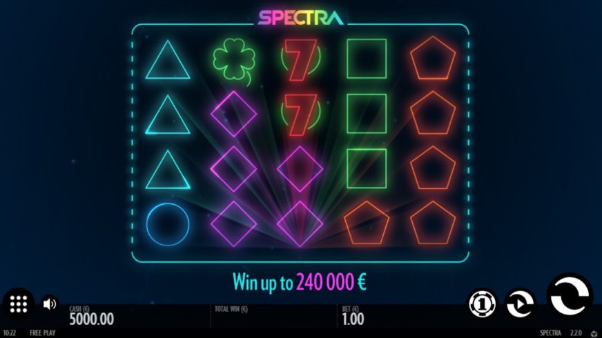 Spectra slot screen 1