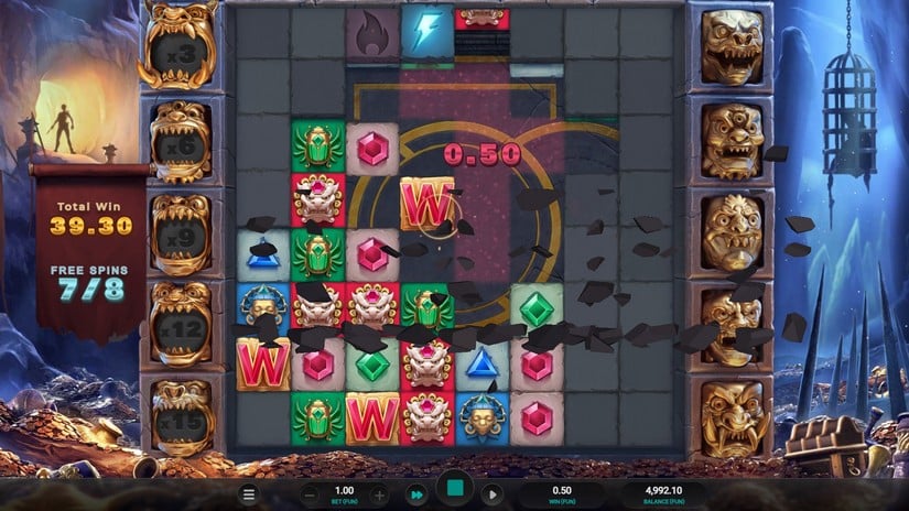 Cluster Tumble Dream Drop slot screen 6