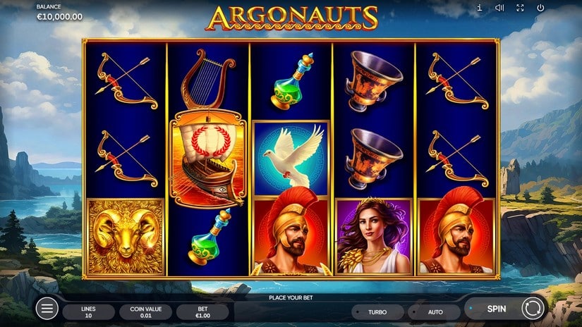 Argonauts slot screen 1