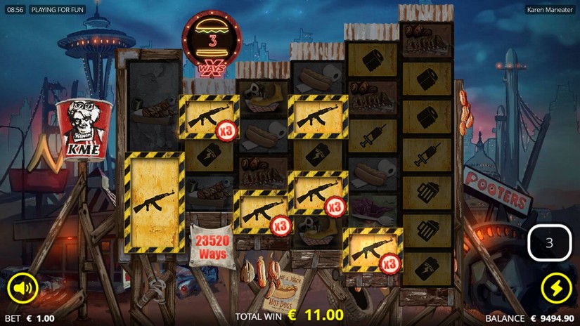 Karen Maneater slot screen 5