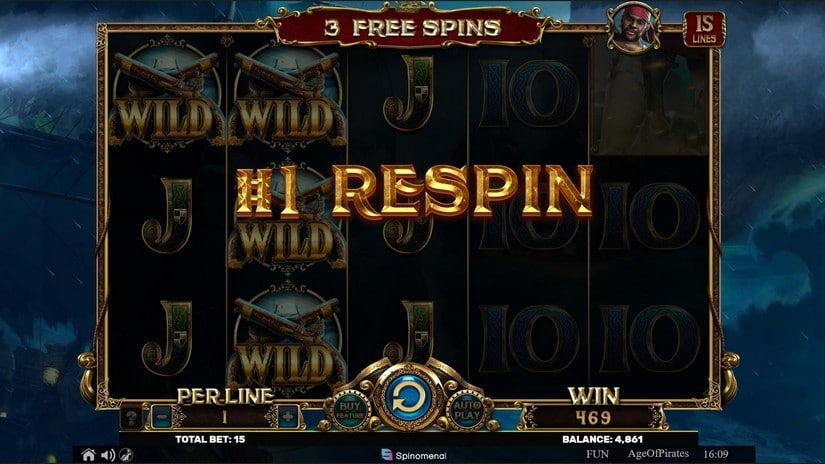 Age of Pirates 15 Lines slot screen 6