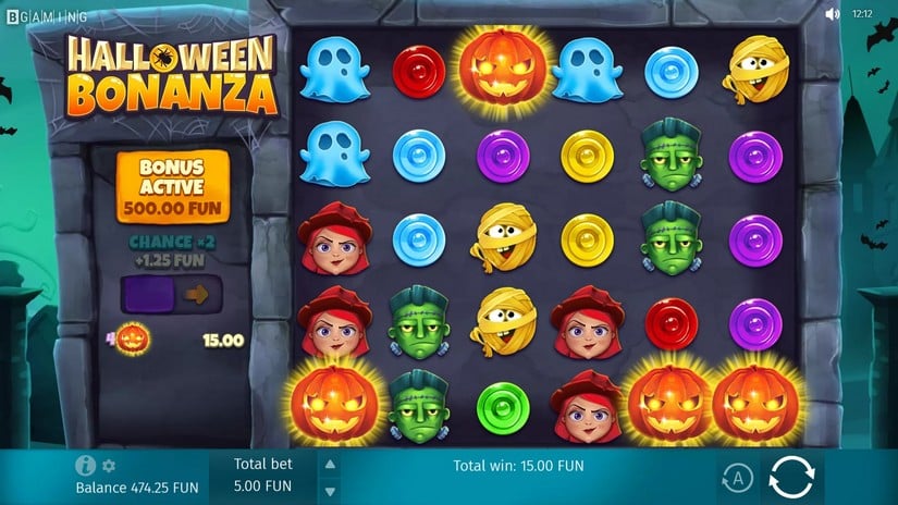 Halloween Bonanza slot screen 3