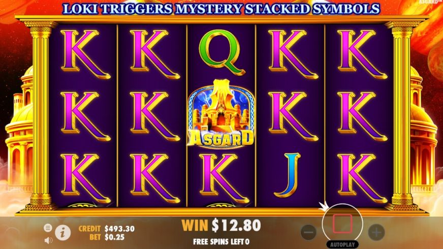 Asgard slot screen 6