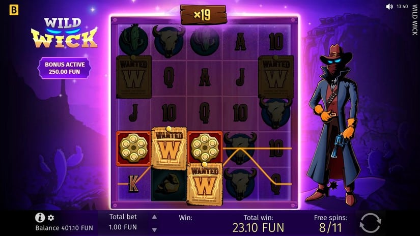 Wild Wick slot screen 7
