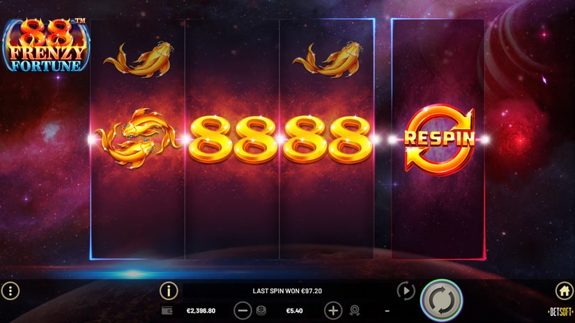 88 Frenzy Fortune slot screen 2