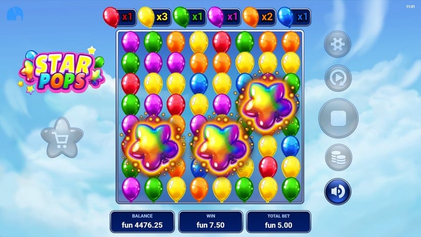 Star Pop slot screen 3
