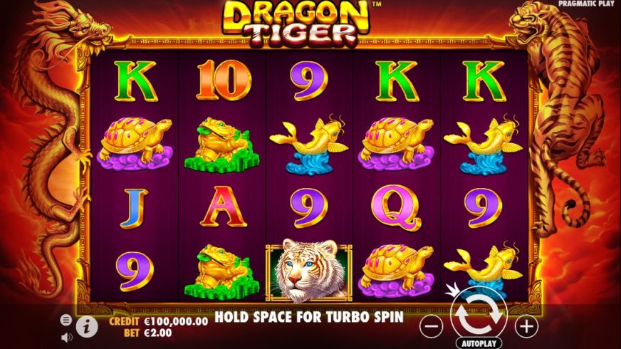 Dragon Tiger slot screen 1