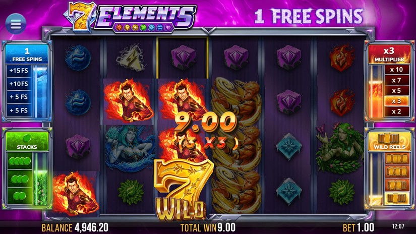 7 Elements slot screen 5