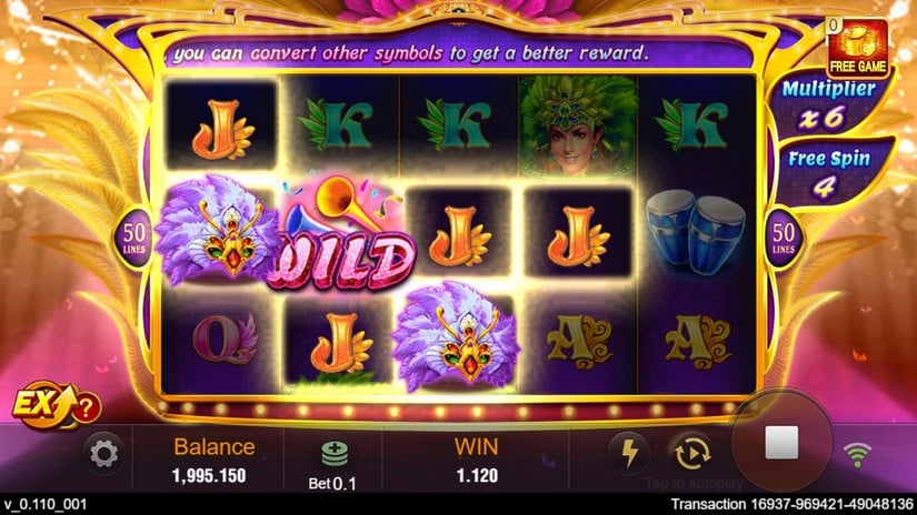 Samba slot screen 4