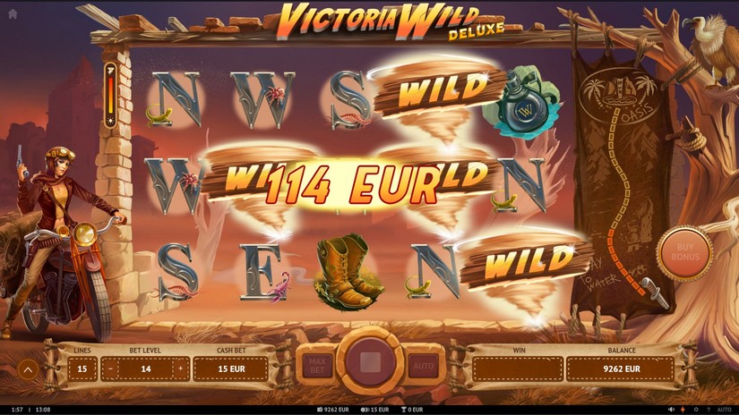 Victoria Wild Deluxe slot screen 3