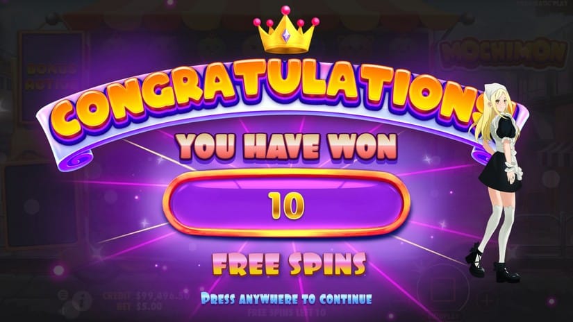 Mochimon slot screen 5