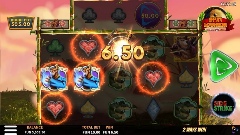 Spin Warrior Boom Pot slot screen 4