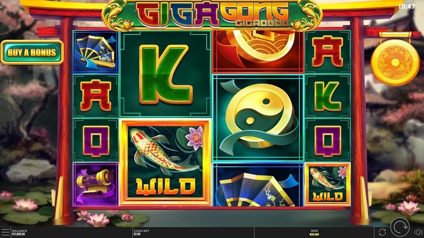GigaGong GigaBlox slot screen 1