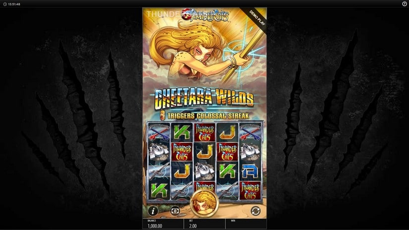 ThunderCats slot screen 1