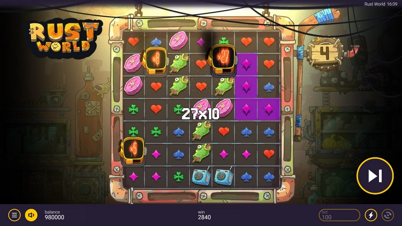 Rust World slot screen 4