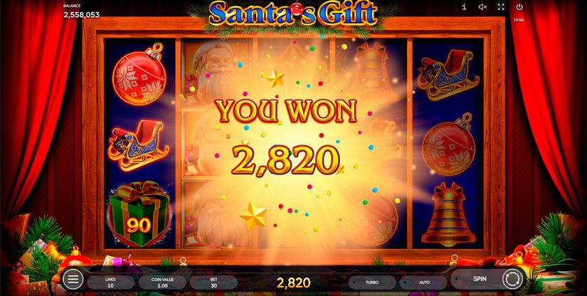 Santa’s Gift slot screen 7