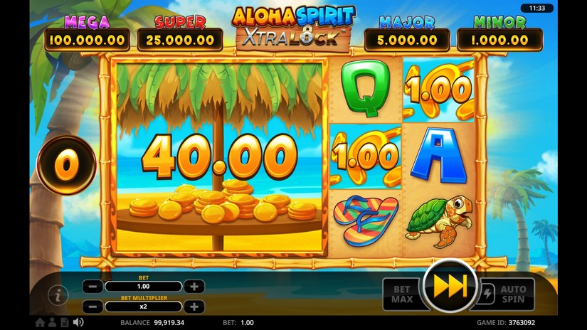 Aloha Spirit XtraLock slot screen 5