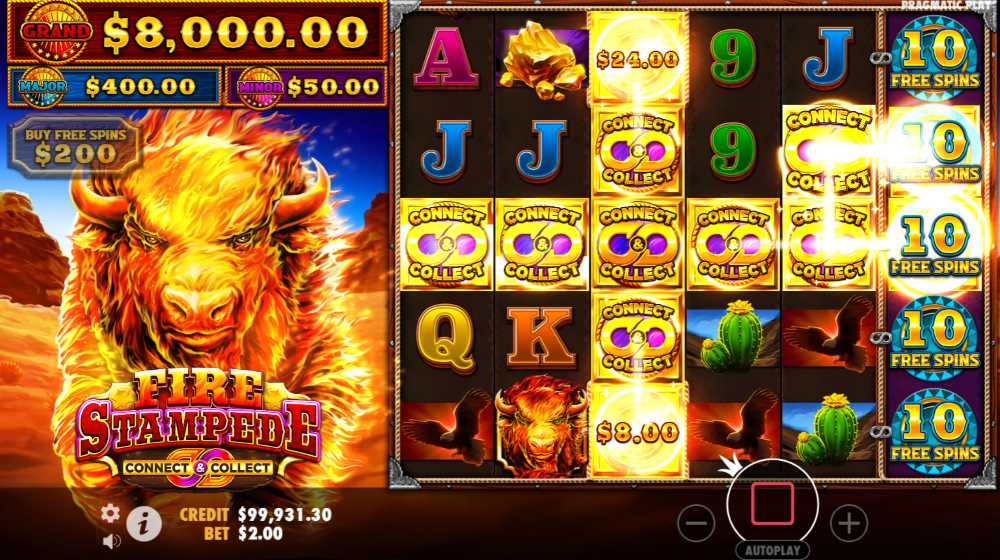Fire Stampede free spins