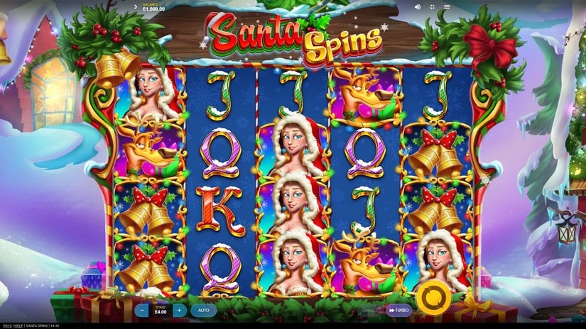 Santa Spins slot screen 1