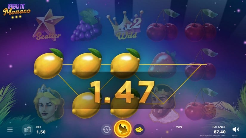 Fruit Monaco slot screen 4