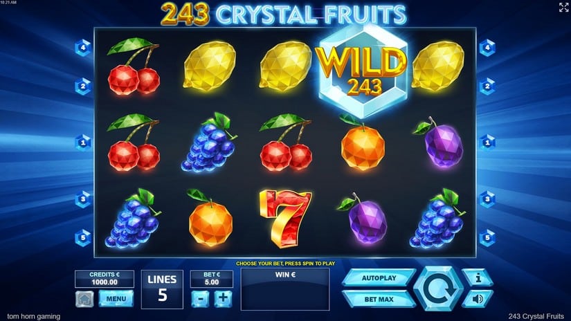 243 Crystal Fruits slot screen 1
