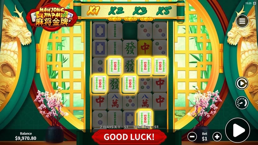 Mahjong Jinpai slot screen 2