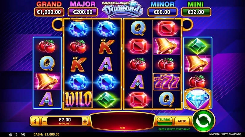 Immortal Ways Diamond slot screen 1