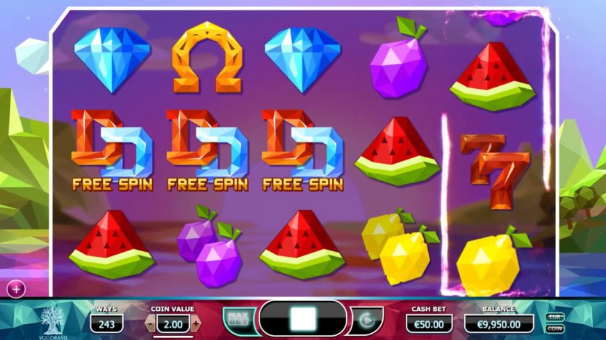 Doubles slot screen 1