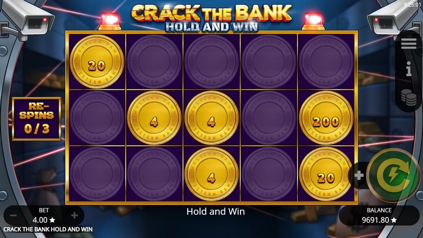 Crack the Bank Hold And Win slot screen 6