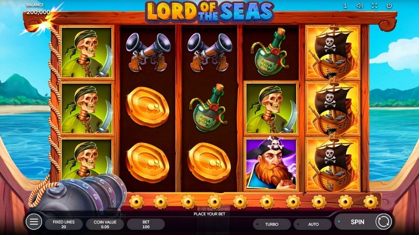 Lord Of The Seas slot screen 1