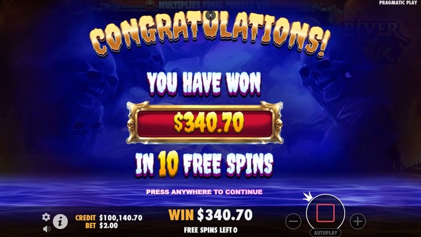 River of Styx slot screen 6