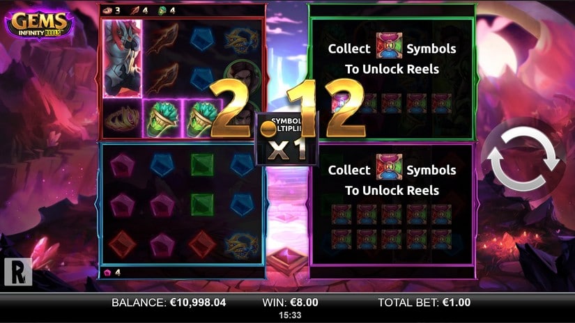 Gems Infinity Reels slot screen 4