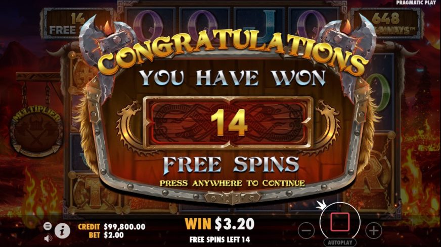 Power of Thor Megaways slot screen 3