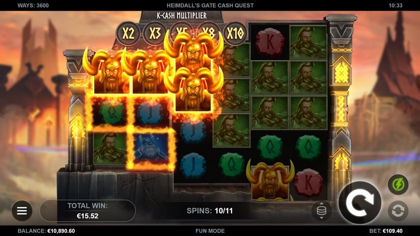 Heimdalls Gate Cash Quest slot screen 6