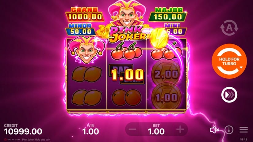 Pink Joker: Hold and Win slot screen 2