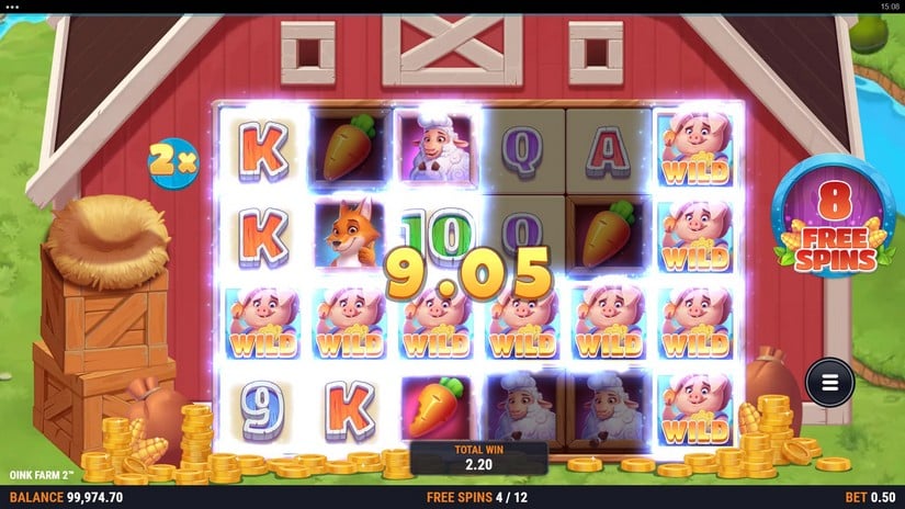 Oink Farm 2 slot screen 6