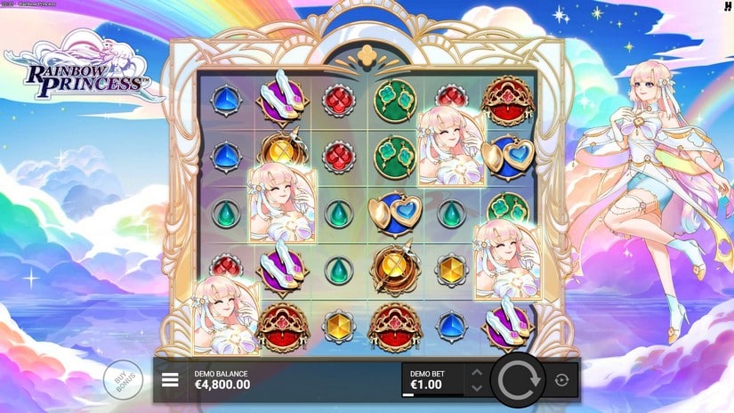 Rainbow Princess slot screen 2