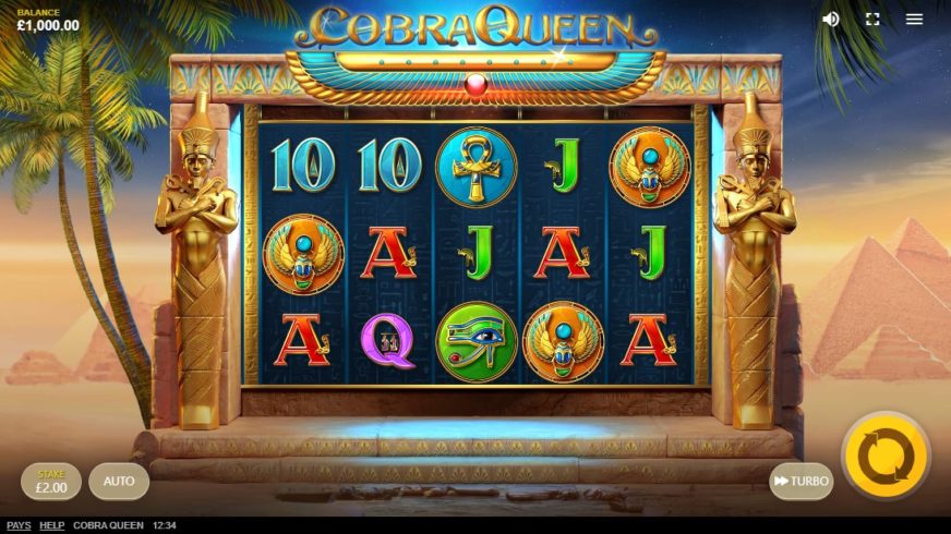 Cobra Queen slot screen 1