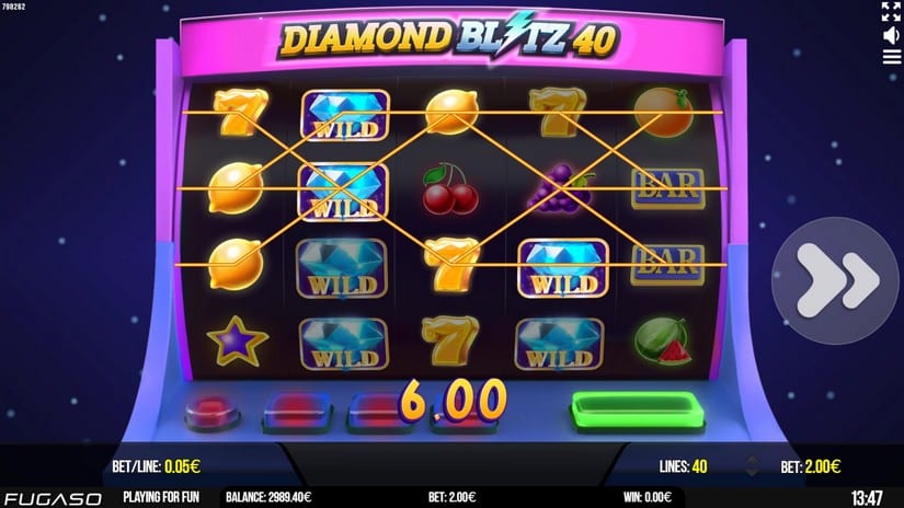 Diamond Blitz 40 slot screen 5