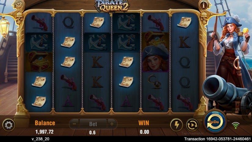 Pirate Queen 2 slot screen 3