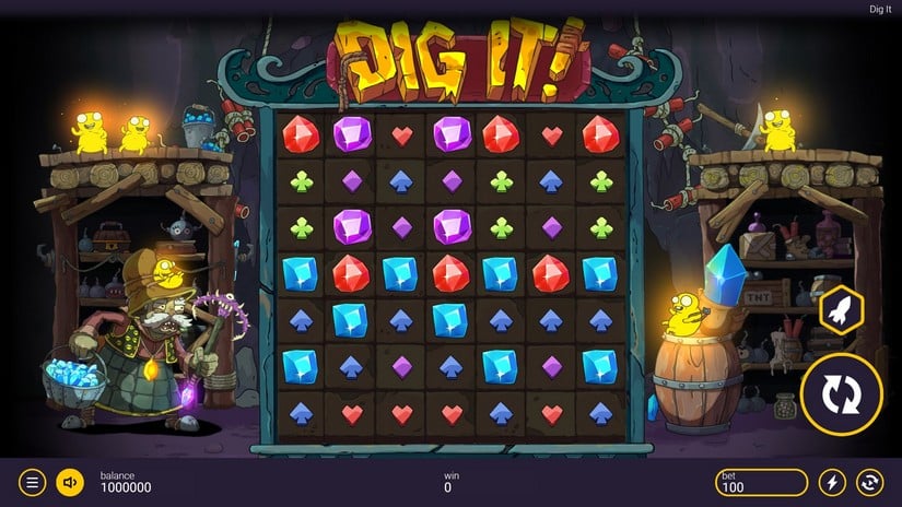 Dig It slot screen 1