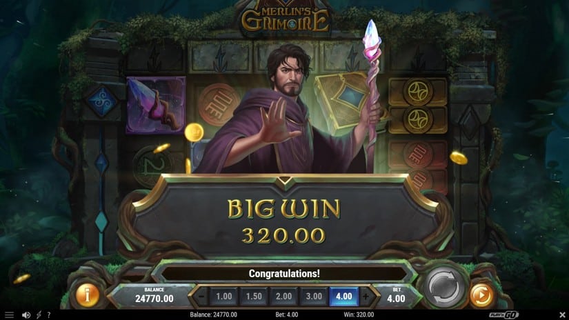 Merlin’s Grimoire slot screen 5