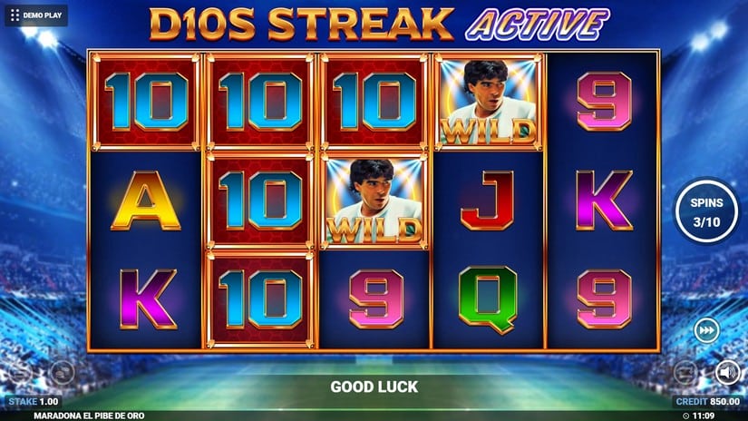 Maradona El Pibe De Oro slot screen 5