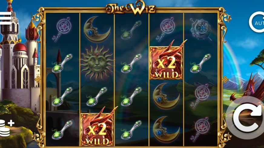 The Wiz slot screen 3