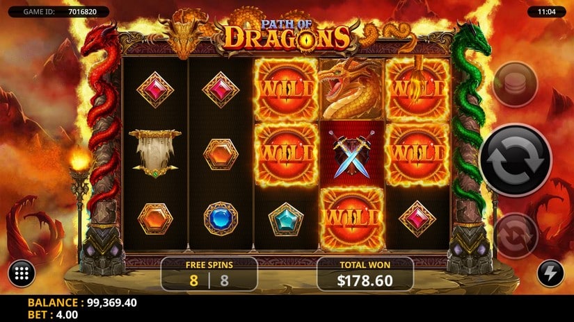 Path of Dragons slot screen 8