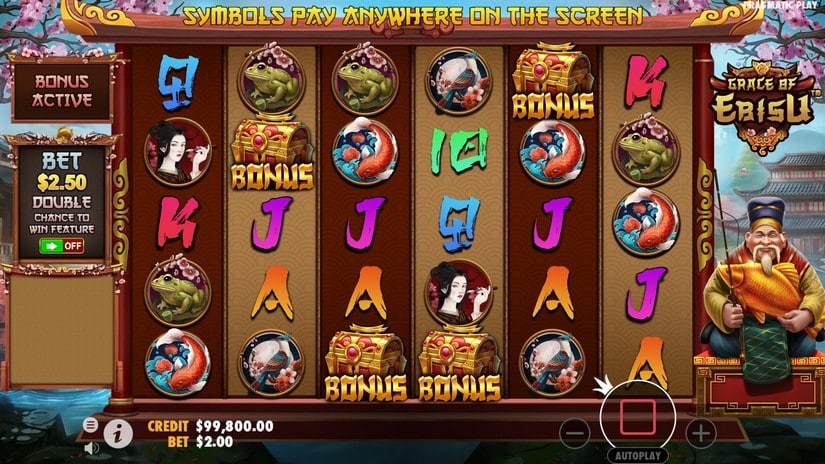 Grace of Ebisu slot screen 2